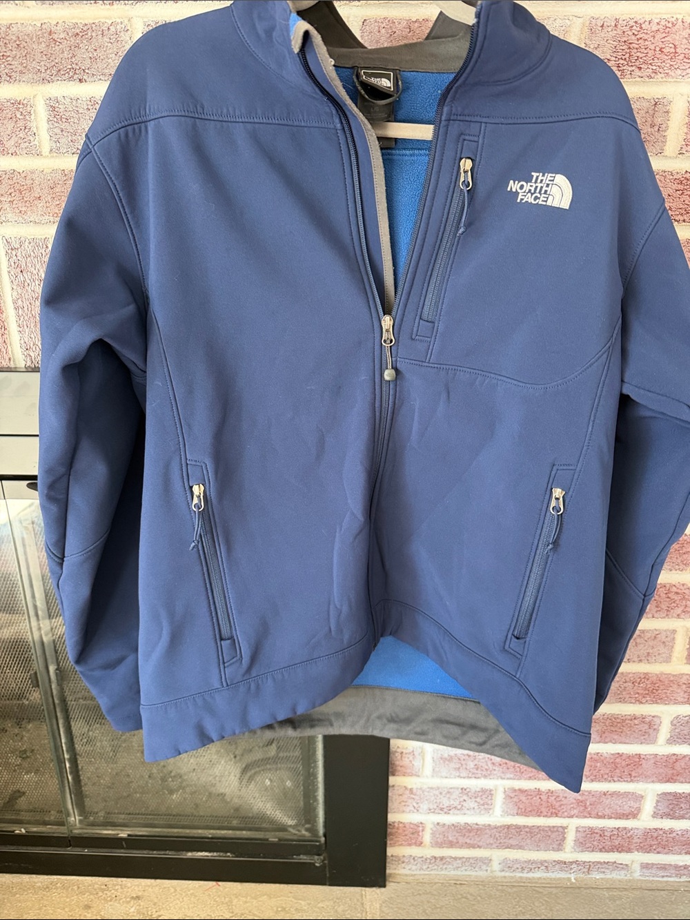 The North Face Kids Navy Blue Softshell Jacket